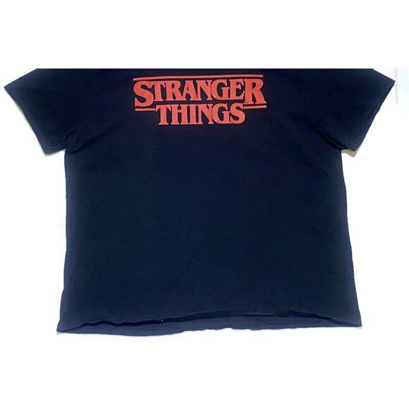 Netflix Stranger Things T-Shirt Men's Size 3XL Black Short Sleeves - Picture 6 of 7